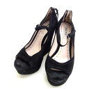 【スプリングセール】ミュウミュウ miumiu パンプス #35 レディース ブラック 【ミュウミュウ】 H111 【中古】