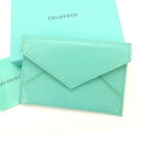 【春の大感謝祭 30％OFF】ティファニー Tiffany&Co. カードケース カード 名刺入れ レディース ティファニーブルー 【ティファニー】 L481 【中古】