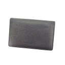 【スプリングセール】ブルガリ BVLGARI カードケース カード 名刺入れ レディース ブラック 【ブルガリ】 L838 【中古】