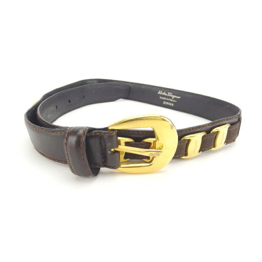 【スプリングセール】サルヴァトーレ フェラガモ Salvatore Ferragamo ベルト レディース ダークブラウン×ゴールド 【フェラガモ】 L888 【中古】 【スプリングセール】サルヴァトーレ フェラガモ Salvatore Ferragamo ベルト レディース ダークブラウン×ゴールド 【フェラガモ】 L888 【中古】