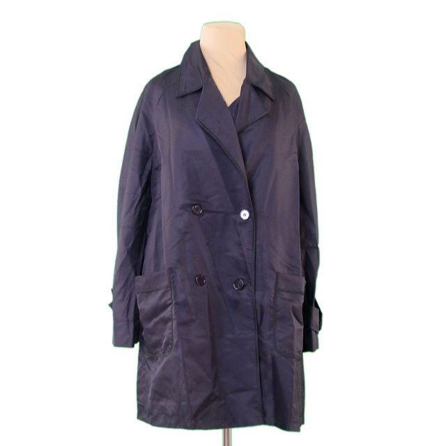 【秋SALEクーポン】フェンディ コート ブランドコート コート ダブル アウトレット 夏 アイテム ブラック トレンチ 送料無料 l1878 【中古】