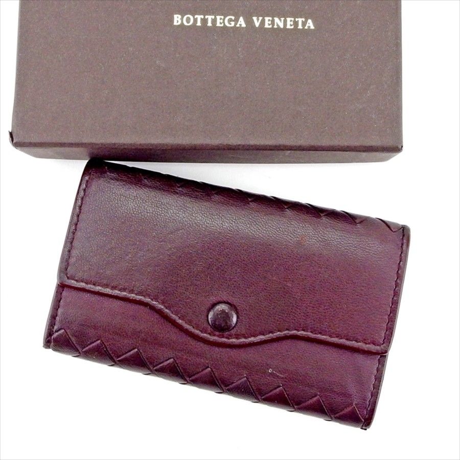 【スプリングセール30％OFF】ボッテガ ヴェネタ BOTTEGA VENETA キーケース 6連キーケース レディース メンズ 可 ブラウン系 レザー 【ボッテガ・ヴェネタ】 L2016 【中古】