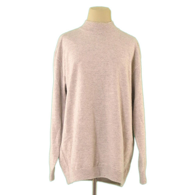 【冬のTHEセール 30%OFF】クロエ Chloe ニット 長袖 セーター レディース ♯40サイズ ベージュ 毛100% 【クロエ】 L2394 【中古】