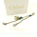 【春の大感謝祭 30％OFF】クロエ Chloe ブレスレット アクセサリー レディース ゴールド×ブルー×シルバー 【クロエ】 M1313 【中古】