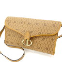 【スプリングセール】【中古】 クリスチャン ディオール ショルダーバッグ バック ベージュ Christian Dior バッグ バック バック 肩掛け 収納 ...