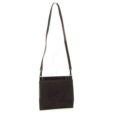 【中古】 グッチ GUCCI ショルダーバッグ ワンショルダー ミニサイズ レディース スクエアフォルム ロゴ ブラウン スエード (あす楽対応)激安 N239 .