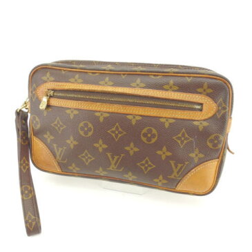 【中古】 ルイヴィトン Louis Vuitton セカンドバッグ クラッチバッグ 男女兼用 マルリードラゴンヌGM モノグラム M51825 ブラウン モノグラムキャンバス (あす楽対応)激安 P325 .