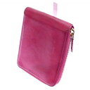 【スプリングセール】ミュウミュウ ラウンドファスナー財布 ロゴ レッド miumiu 【ミュウミュウ】 t11932s 【中古】