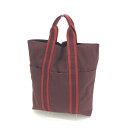 【スプリングセール】エルメス トートバッグ バック ハンドバッグ バック カバス フールトゥ ダークパープル×ボルドー HERMES 【エルメス】 t13290...