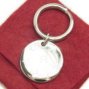 【スプリングセール】カルティエ キーホルダー キーリング ロゴプレート シルバー シルバー Cartier 【カルティエ】 t1270s 【中古】