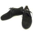 【スプリングセール】サルヴァトーレ フェラガモ Ferragamo シューズ #6 メンズ ブラック スエード 【フェラガモ】 T1300 【中古】