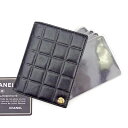 【春の大感謝祭 30％OFF】シャネル CHANEL カードケース カード カードホルダー レディース メンズ 可 ブラック×ゴールド レザー 【シャネル】 T2508 【中古】