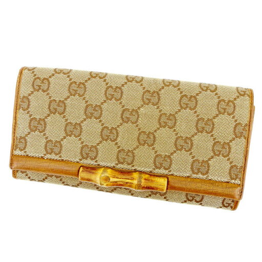 【スプリングセール】グッチ 長財布 財布 ファスナー付き長財布 バンブー GGキャンバス ベージュ×ブラウン系 キャンバス×レザー GUCCI 長サイフ サイフ 収納ブランド財布 ユニセックス 小物 【グッチ】 T2669 【中古】 【スプリングセール】グッチ 長財布 財布 ファスナー付き長財布 バンブー GGキャンバス ベージュ×ブラウン系 キャンバス×レザー GUCCI 長サイフ サイフ 収納ブランド財布 ユニセックス 小物 【グッチ】 T2669 【中古】