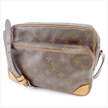 【中古】 ルイ ヴィトン LOUIS VUITTON ショルダーバッグ 斜めがけショルダー ナイル モノグラム レディース メンズ ブラウン M45244クリスマス プレゼント バック ブランド 人気 収納 在庫一掃 1点物 兼用 男性 女性 良品 夏 T301