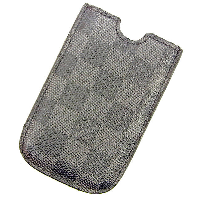 【スプリングセール30％OFF】ルイ ヴィトン iPhone3Gケース iPadタッチケース ダミエ グラフィット PVC×レザー LOUIS VUITTON 【ルイ ヴィトン】 t996s 【中古】