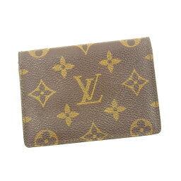 【冬のTHEセール 30%OFF】ルイ ヴィトン Louis Vuitton 定期入れ ケース パスケース レディース メンズ 可 ポルト2カルトヴェルティカル PVC×レザ- T4749 ブランド 【中古】