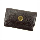 【冬のTHEセール 30%OFF】ブルガリ BVLGARI キーケース 6連キーケース レディース メンズ 可 ブラウン レザー 【ブルガリ】 T5025 【中古】