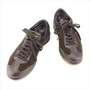 【スプリングセール】ルイ ヴィトン Louis Vuitton スニーカー シューズ 靴 メンズ ♯5 ローカット ブラウン ベージュ スエード×レザー 【ルイ...