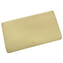 シャネル 長財布 ファスナー二つ折り ココボタン アイボリー系 CHANEL 【シャネル】 t15712s 【中古】