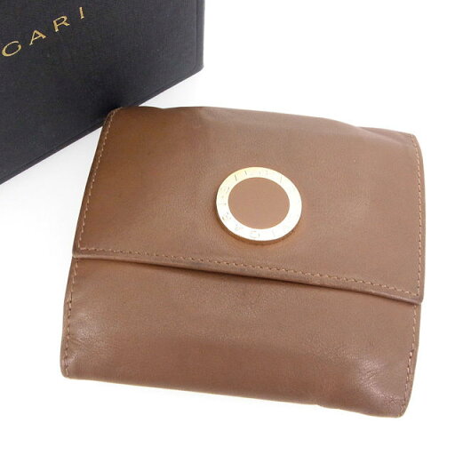 【スプリングセール】ブルガリ Wホック財布 ライトブラウン BVLGARI 【ブルガリ】 t13556s 【中古】 【スプリングセール】ブルガリ Wホック財布 ライトブラウン BVLGARI 【ブルガリ】 t13556s 【中古】