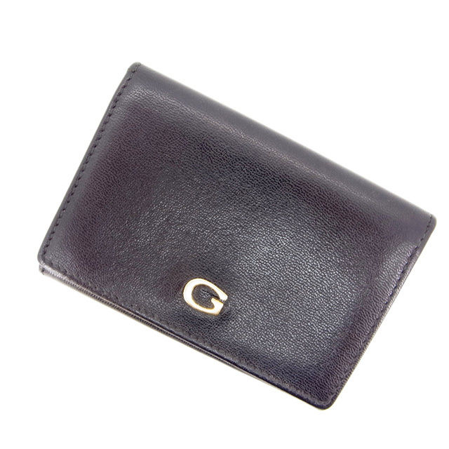 【スプリングセール30％OFF】グッチ GUCCI カードケース カード パスケース レディース ブラック 【グッチ】 T16273 【中古】