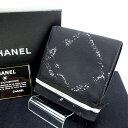 【春の大感謝祭 30％OFF】シャネル 二つ折り財布 ブラック CHANEL 二つ折りサイフ 財布 サイフ 収納 2つ折り財布 ユニセックス 小物 【シャネル】 T11028 【中古】