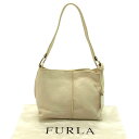 【スプリングセール】フルラ ショルダーバッグ バック ミニサイズ ロゴプレートチャーム付き ロゴ ホワイト×シルバー FURLA バッグ バック 肩掛け 収納バ...