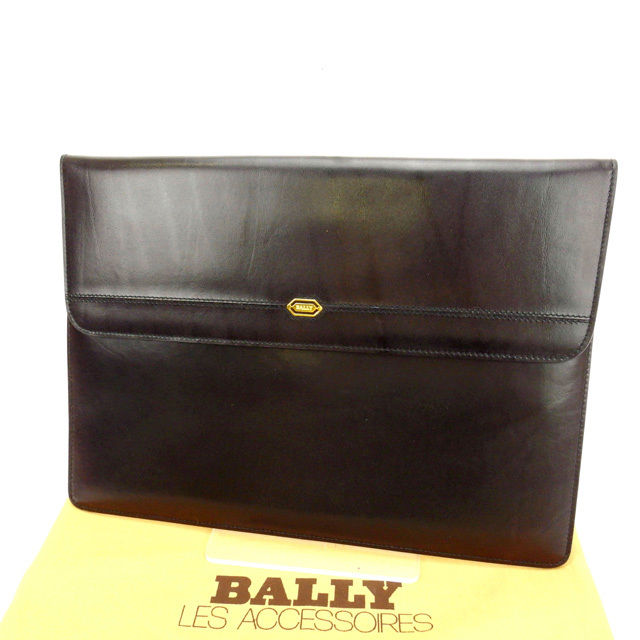 【スプリングセール】バリー BALLY ガーメントケース 書類ケース レディース ダークブラウン 【バリー】 T14582 【中古】