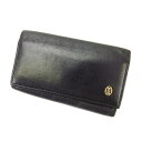 【スプリングセール】カルティエ Cartier キーケース 6連キーケース レディース ブラック 【カルティエ】 T12568 【中古】