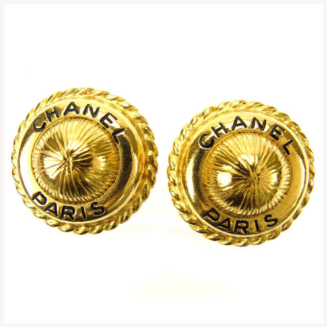 【スプリングセール30％OFF】シャネル イヤリング アクセサリー ヴィンテージ ゴールド CHANEL 【シャネル】 t12273s 【中古】