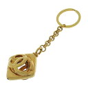 【スプリングセール】シャネル キーホルダー キーリング チャーム ダイヤモチーフ ココマーク ゴールド CHANEL 【シャネル】 t11668s 【中古】