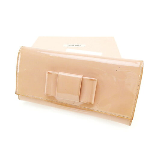 【スプリングセール】ミュウミュウ 長財布 ピンク PVC×レザ- miumiu 長サイフ サイフ 収納 ユニセックス 小物 【ミュウミュウ】 T13388 【中古】 【スプリングセール】ミュウミュウ 長財布 ピンク PVC×レザ- miumiu 長サイフ サイフ 収納 ユニセックス 小物 【ミュウミュウ】 T13388 【中古】