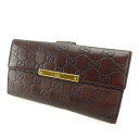 【スプリングセール】グッチ 長財布 Wホック グッチシマ ブラウン GUCCI 【グッチ】 t15074s 【中古】(4)