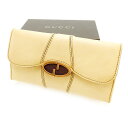 【春の大感謝祭 30％OFF】グッチ 長財布 さいふ Wホック ベージュ GUCCI t12399s ! 【中古】