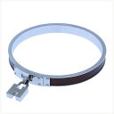 【スプリングセール】エルメス ブレスレット ブランドブレスレット ブレスレット アクセサリー アウトレット 夏 アイテム ブラウン×シルバー Hマーク ケリーバングル 送料無料 t14040 【中古】(4)