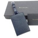 【スプリングセール30％OFF】ブルガリ BVLGARI ネームタグ 証明書入れ レディース ネイビー 【ブルガリ】 T11355 【中古】