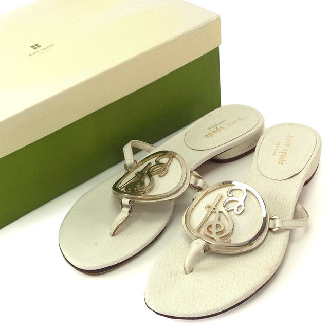 【中古】ケイトスペードサンダルブラ...