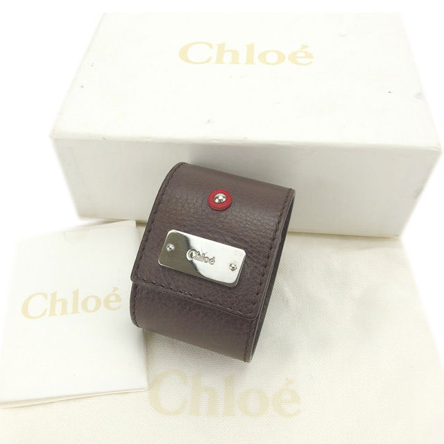 【楽天スーパーSALE】クロエ Chloe バングル レディース ブラウン 【クロエ】 T14542 【中古】