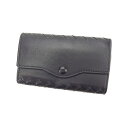 【春の大感謝祭 30％OFF】ボッテガ ヴェネタ キーケース 6連キーケース イントレチャート ブラック Bottega Veneta 【ボッテガ・ヴェネタ】 t11077s 【中古】