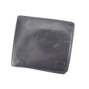 グッチ 二つ折り札入れ Gマーク ブラック GUCCI 【グッチ】 t15566s 【中古】