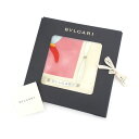 【春の大感謝祭 30％OFF】ブルガリ BVLGARI スカーフ 大判サイズ レディース レッド×ベージュ系 【ブルガリ】 T12544 【中古】