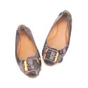 【スプリングセール】クロエ フラットシューズ #38 ブラック Chloe 【クロエ】 t14651s 【中古】