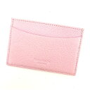 【冬のTHEセール 30%OFF】ティファニー Tiffany&Co. カードケース カード 名刺入れ レディース ピンク 【ティファニー】 T13950 【中古】