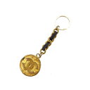 【スプリングセール】シャネル CHANEL キーリング キーホルダー レディース ゴールド×ブラック 【シャネル】 T16266 【中古】