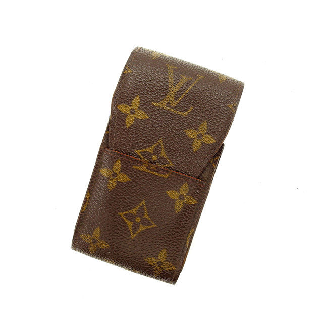 【スプリングセール30％OFF】ルイヴィトン Louis Vuitton シガレットケース タバコケース レディース エテュイシガレット ブラウン モノグラムキャンバス 【ルイ・ヴィトン】 T12133 【中古】