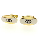 【スプリングセール】グッチ GUCCI カフス メンズ ゴールド×シルバー×ブラック 【グッチ】 T16176 【中古】