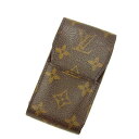 【春の大感謝祭 30％OFF】ルイヴィトン LOUIS VUITTON シガレットケース タバコケース メンズ可 エテュイシガレット ブラウン モノグラムキャンバス 【ルイ・ヴィトン】 T15800 【中古】