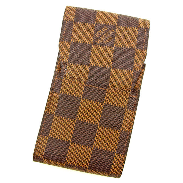 【スプリングセール30％OFF】ルイ ヴィトン シガレットケース エテュイ・シガレット ダミエ ダミエキャンバス LOUIS VUITTON 【ルイ・ヴィトン】 t12473s 【中古】