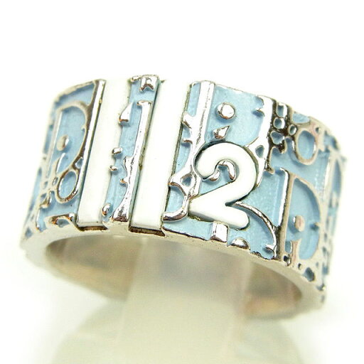 【スプリングセール】ディオール 指輪 リング アクセサリー ♯11.5〜12号 トロッター シルバー×ブルー×ホワイト Dior 【ディオール】 t12197s 【中古】 【スプリングセール】ディオール 指輪 リング アクセサリー ♯11.5〜12号 トロッター シルバー×ブルー×ホワイト Dior 【ディオール】 t12197s 【中古】
