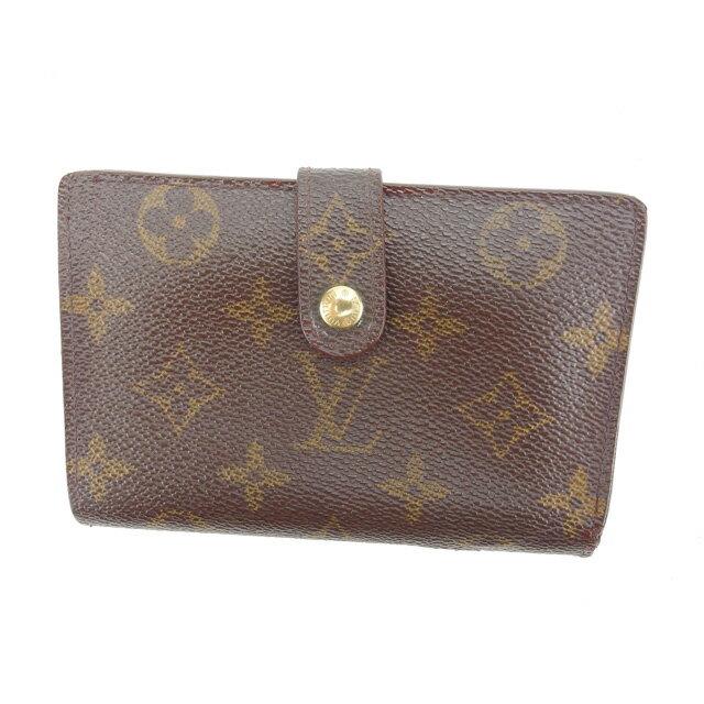 【2000円オフクーポン】 【中古】 ルイヴィトン Louis Vuitton がま口財布 二つ折り財布 モノグラム ポルトモネビエヴィエノワ q180_b